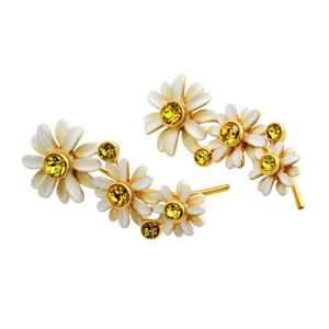 KATE SPADE（ケイトスペード） WBRUB933-194 White Multi Dazzling Daisies Ear Pin デイジーモチーフ イヤーピン イヤーカフ