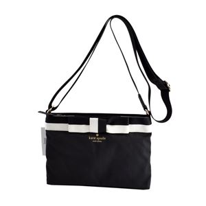 KATE SPADE（ケイトスペード） PXRU6441 1 Black グログランリボン ミニショルダーバッグ Chester Lane Sunny