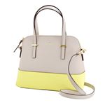 KATE SPADE（ケイトスペード） PXRU4471 775 Crisp Linen/Lemonade バイカラー 2WAY ショルダー ハンドバッグ