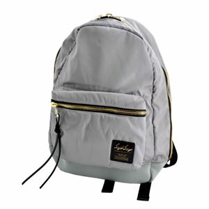 Legarto Largo（レガートラルゴ） LH-B1021-SGY 高密度ナイロン×ダイバー素材 ゴールドメタルZIP リュックサック バックパック 【通勤通学】【A4】【正規品】