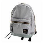 Legarto Largo（レガートラルゴ） LH-B1021-SGY 高密度ナイロン×ダイバー素材 ゴールドメタルZIP リュックサック バックパック 【通勤通学】【A4】【正規品】