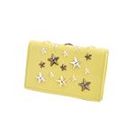 Jimmy Choo（ジミーチュウ） NELLO/LTR 161 BUTTERCUP/METALLIC MIX スタースタッズ カードケース 名刺入れ