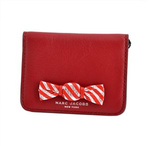 MARC JACOBS（マークジェイコブス） M0008124 609 Ruby Rose キャンディリボン パスケース カード・定期入れ Bow Train Pass Case