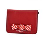 MARC JACOBS（マークジェイコブス） M0008124 609 Ruby Rose キャンディリボン パスケース カード・定期入れ Bow Train Pass Case