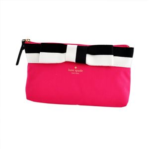 KATE SPADE（ケイトスペード） PWRU4825 698 Sweetheart Pink グログランリボン コスメポーチ Chester Lane Little Shiloh