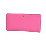 KATE SPADE（ケイトスペード） PWRU3905 679 Rouge Pink 背面ファスナー小銭入れ付 二つ折り長財布 Cedar Street Stacy