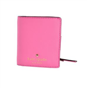 KATE SPADE（ケイトスペード） PWRU3906 679 Rouge Pink 二つ折りミニ財布 札・小銭・定期・カード入れ付 Cedar Street Small Stacy