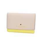 KATE SPADE（ケイトスペード） PWRU3897 775 Crisp Linen/Lemonade バイカラー キーリング付 マルチケース 小銭・定期・カード入れ付 Cedar Street Darla