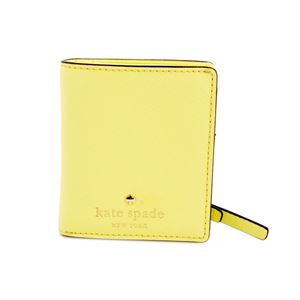 KATE SPADE（ケイトスペード） PWRU3906 777 Lemonade 二つ折りミニ財布 札・小銭・定期・カード入れ付 Cedar Street Small Stacy