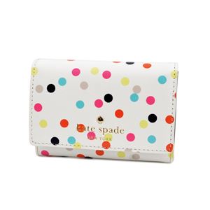 KATE SPADE（ケイトスペード） PWRU4787 974 Multi ドット柄 キーリング付 マルチケース 小銭・定期・カード入れ付 Cedar Street Confetti Dot Darla