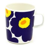 marimekko（マリメッコ） UNIKKO MUG ウニッコ柄 マグカップ 250ml ホワイト×ダークブルー 63431-002 HW／D.BL