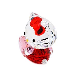 Swarovski(スワロフスキー) 5135886 Hello Kitty Pink Heart ハローキティ 「ピンクハート」 クリスタルフィギュア 置物