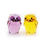 Swarovski（スワロフスキー） 5136527 In Love Victor ＆ Victoria フクロウモチーフ ペア クリスタル フィギュア 置物