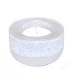 Swarovski（スワロフスキー） 5135772 Shimmer Tea Light White クリスタルロック ティーライト キャンドルホルダー ホワイト