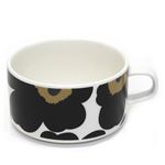 marimekko（マリメッコ） UNIKKO TEA CUP 250ml 63430 30 white／black ウニッコ柄 ティーカップ