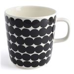 marimekko（マリメッコ） 67497 190 white/black RASYMATTO MUG 400ml マグカップ