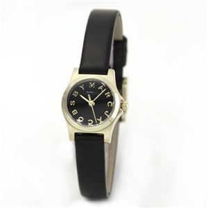 MARC BY MARC JACOBS（マークバイマークジェイコブス） 小振りでキュートな丸顔のレディス・レザーストラップ・ウオッチ MBM1240
