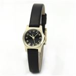 MARC BY MARC JACOBS（マークバイマークジェイコブス） 小振りでキュートな丸顔のレディス・レザーストラップ・ウオッチ MBM1240