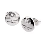 MARC JACOBS(マークジェイコブス) M0009098-169 Crystal/Silver MJ Coin Studs コイン クリスタル スタッド ピアス