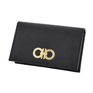 Salvatore Ferragamo(サルバトーレフェラガモ) 22C330 614575 nero GANCINI ガンチーニ カードケース 名刺入れ