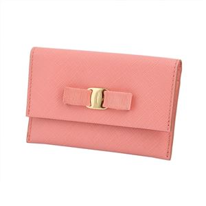 Salvatore Ferragamo(サルバトーレフェラガモ) 22C233 643620 ballerine VARA ヴァラ・リボン カードケース 名刺入れ