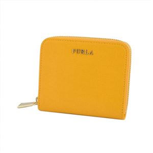 FURLA(フルラ) 816938 PN51 B30 GIALLO ラウンドファスナー ミニ財布 BABYLON S