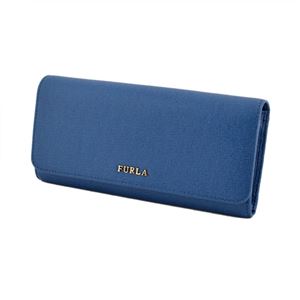 FURLA(フルラ) 816955 PN84 B30 BLU COBALTO 二つ折り長財布 BABYLON XL