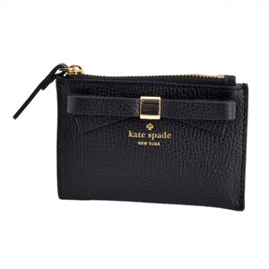 Kate Spade(ケイトスペード) PWRU5011 1 Black リボンモチーフ キーリング付 コインケース Henderson Street Cori