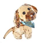 SWAROVSKI(スワロフスキー) 5063336 Puppy - Milo the Dachshund キュートな子犬シリーズ ダックスフンド 「ミロ」 クリスタル フィギュア 置物