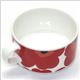 marimekko(マリメッコ) UNIKKO TEA CUP ウニッコ柄 ティーカップ 250ml ホワイト×レッド 63430 1 white/red - 縮小画像2