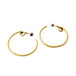 MARC JACOBS(マークジェイコブス) M0009713-795 Antique Gold ツイスト フープ ピアス Twisted Hoops