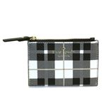 Kate Spade(ケイトスペード) PWRU5132 264 Light Shale Multi チェック柄 キーリング付 コインケース Farimont Square Cori