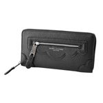 MARC JACOBS(マークジェイコブス) M0009586-001 Black フラワーデザイン ラウンドファスナー長財布 Haze Standard Continental Wallet