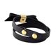 Kate Spade(ケイトスペード) WBRUD210-001 Black WRAP THINGS UP leather bow wrap bracelet リボンモチーフ ダブルラップ 2連 ブレスレット - 縮小画像2