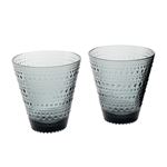 iittala(イッタラ) II365426 Kastehelmi Verre grey 300ml×2pc カステヘルミ タンブラー グラス 2個セット ≪北欧食器≫