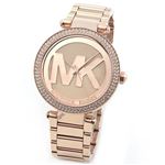 MICHAEL KORS(マイケルコース) ラインストーンとシンボリックなロゴが魅力のグラマラスなブレスウオッチ MK5865