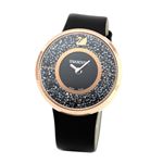 SWAROVSKI(スワロフスキー) 5045371 レディース 腕時計 Crystalline Black Rose Gold Tone (クリスタルライン)