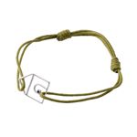 ALIITA (アリータ) CASTIA ZAFIRO CORD BRACELET 9KWG×BLサファイア カシータ 家モチーフ コード ブレスレット