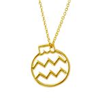 ALIITA (アリータ) BAMBALINA ZIGZAG NECKLACE 9KYG ジグザグ バルーンモチーフ ネックレス ペンダント