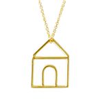 ALIITA (アリータ) CASTIA PURA NECKLACE 9KYG カシータ 家モチーフ ネックレス ペンダント