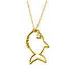 ALIITA (アリータ) PECECITO(FISH) NECKLACE 9KYG×HWダイヤモンド フィッシュ 魚モチーフ ネックレス ペンダント