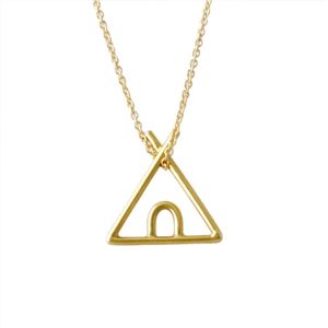 ALIITA (アリータ) TIPI PURA NECKLACE 9KYG ティピ テント 小屋モチーフ ネックレス ペンダント