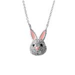 Kate Spade （ケイトスペード） WBRUD585-911 clear／silver MAKE MAGIC rabbit mini pendant ウサギモチーフ クリスタルパヴェ ペンダント ネックレス