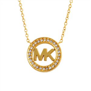 MICHAEL KORS （マイケルコース） MKJ4732710 パヴェ MKロゴ ネックレス ペンダント Fulton Logo