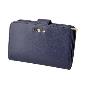 FURLA （フルラ） 850774 PN12 B30 NAVY バビロン バイフォールド ジップウォレット BABYLON M ZIP AROUND