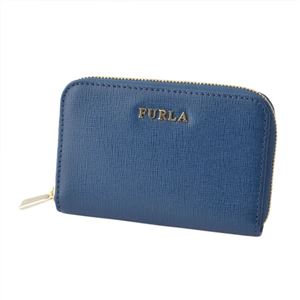 FURLA （フルラ） 852681 RI09 B30 BLU GINEPRO バビロン キーリング付 コインケース BABYLON KEYCASE ZIP AROUND