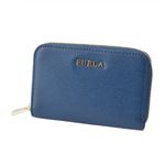 FURLA （フルラ） 852681 RI09 B30 BLU GINEPRO バビロン キーリング付 コインケース BABYLON KEYCASE ZIP AROUND