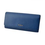 FURLA （フルラ） 856529 PN84 B30 BLU GINEPRO 二つ折り長財布 フラップ ウォレット BABYLON XL