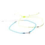 CHAN LUU （チャンルー） BS-5254 SNY LIM MIX Dainty Bracelet シングルブレスレット 2本セット