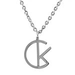 Calvin Klein （カルバンクライン） KJ6DJP100100 CKロゴ ネックレス ペンダント LEAGUE